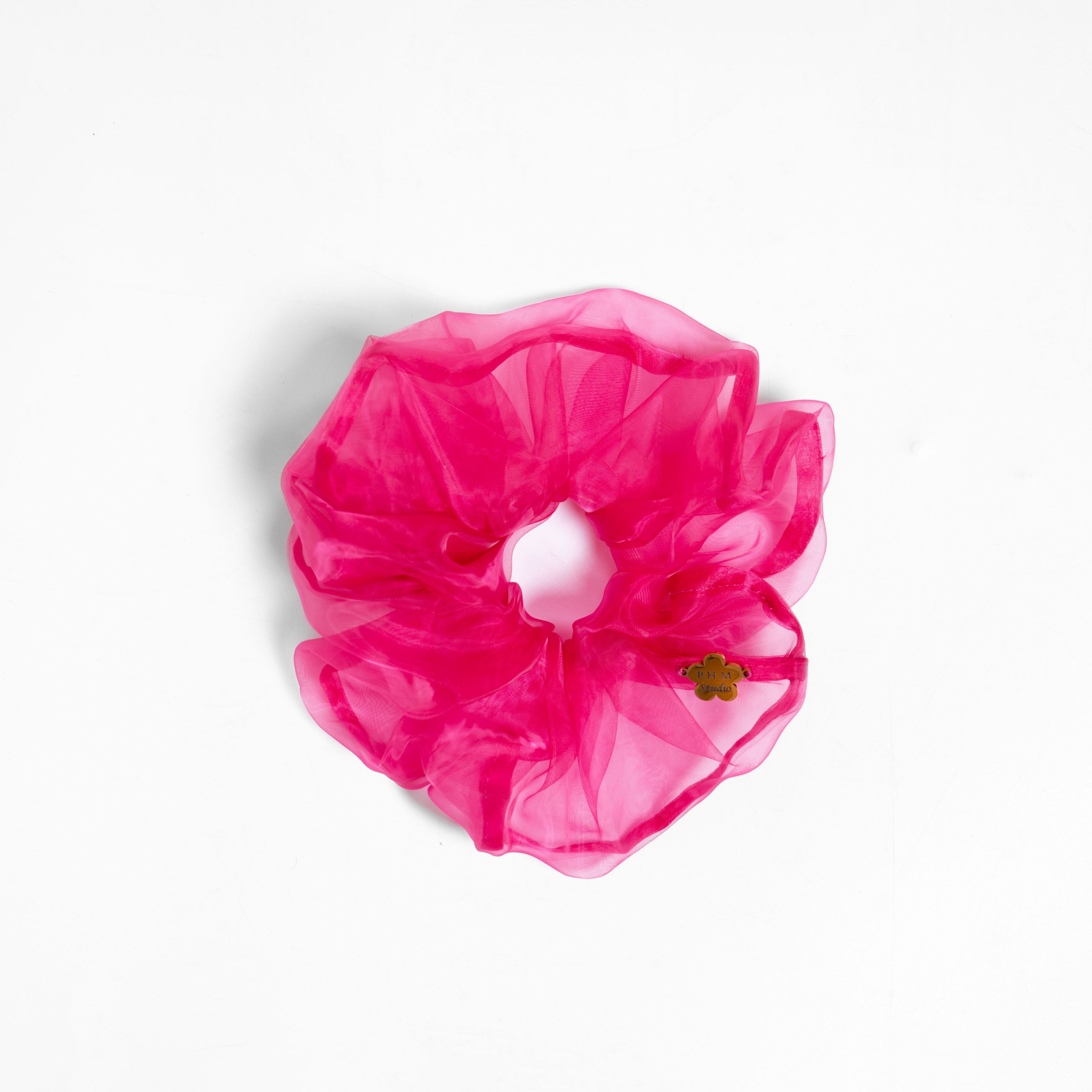 Hiraki Mini Poppy Pink Scrunchie