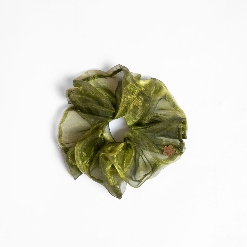 Hiraki Mini Moss Green Scrunchie