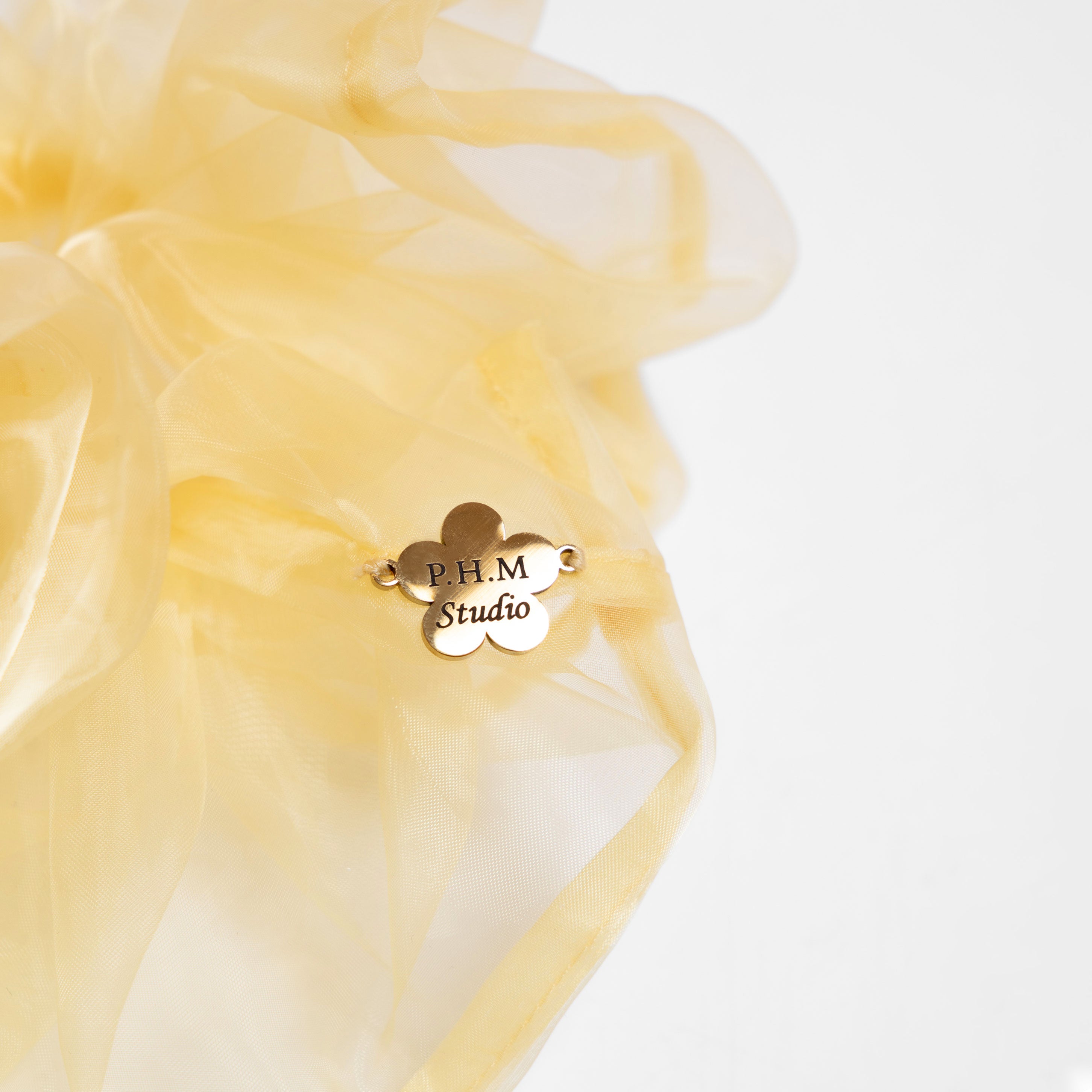 Hiraki Mini Yellow Scrunchie