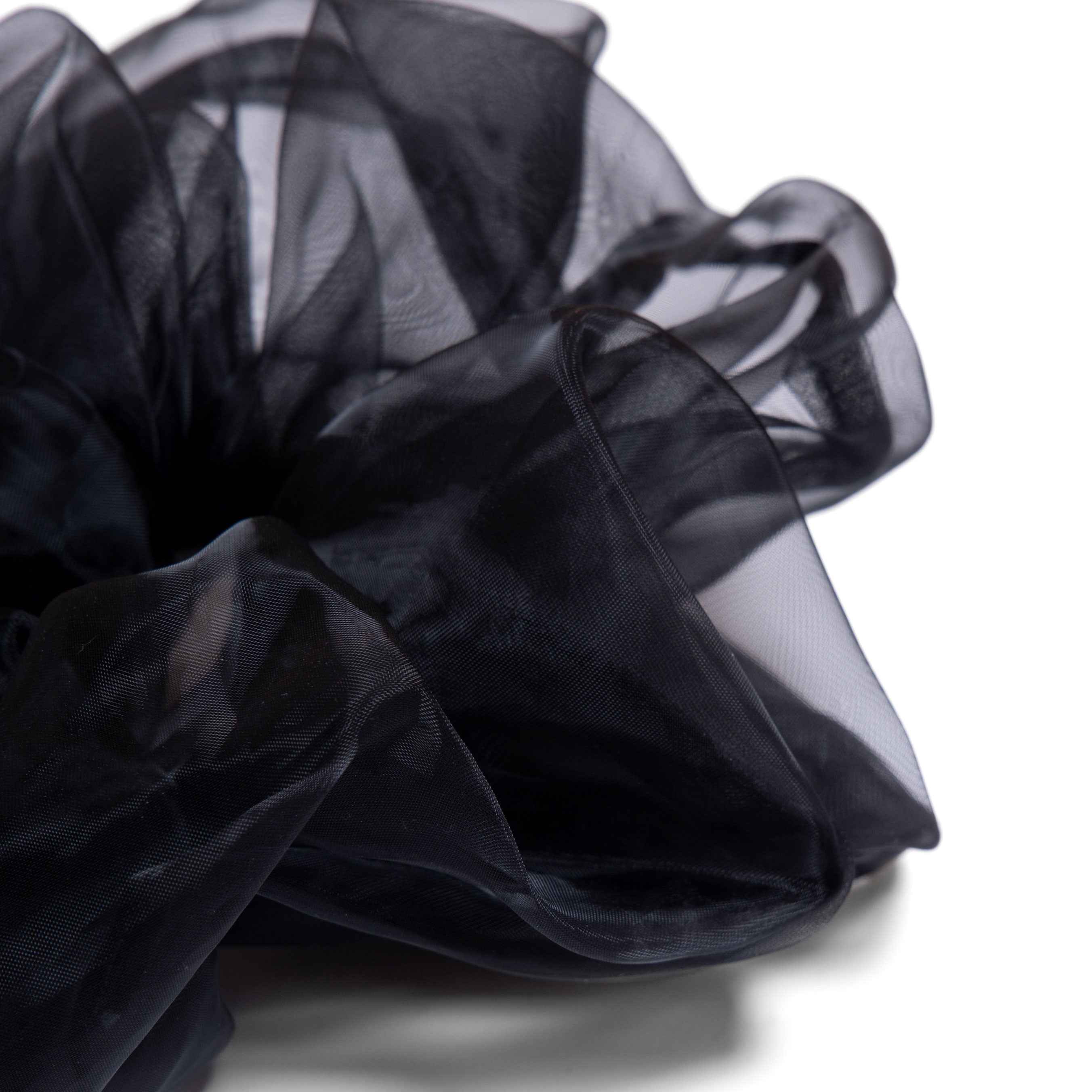 Hiraki Mini Black Scrunchie